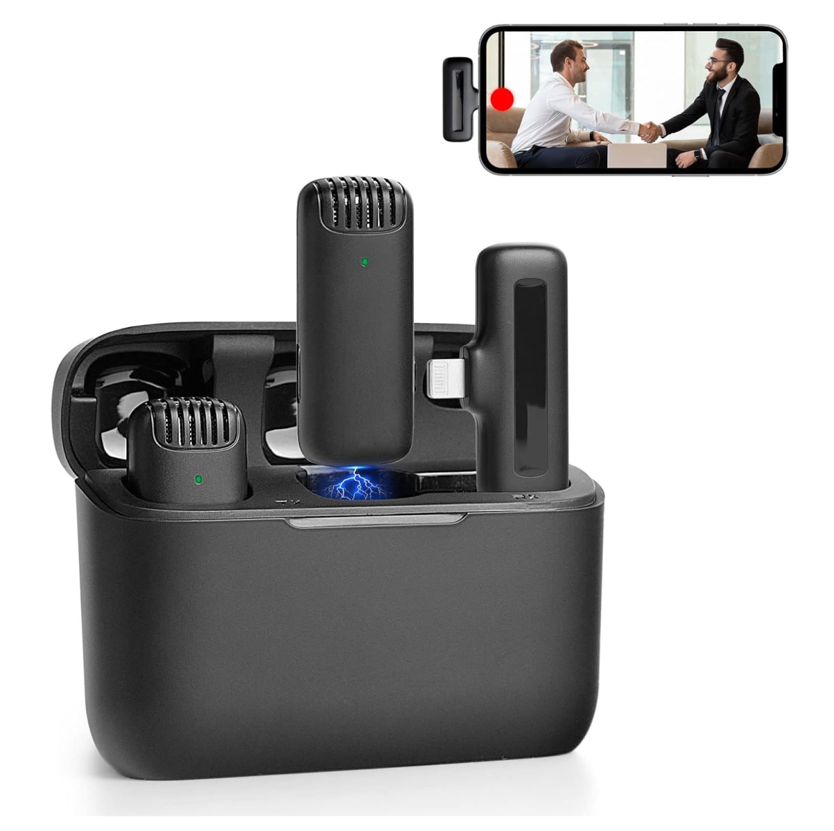 Miniatura 6 de Microfono Solapa Recargable con Estuche